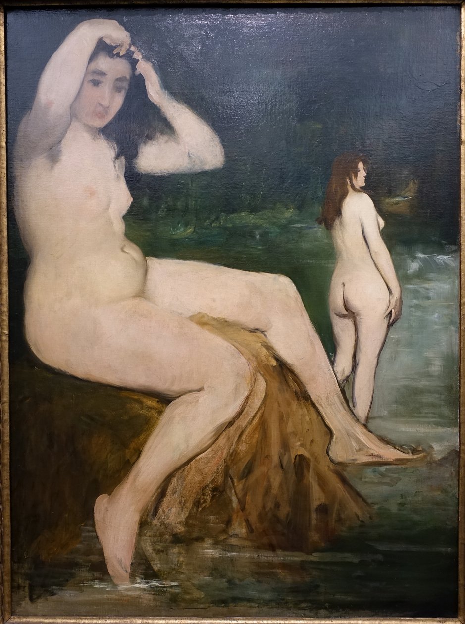 Koupající se na Seině od Édouard Manet