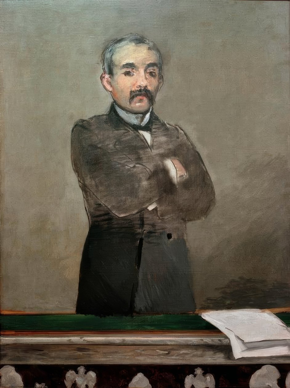 Portrét Clemenceaua od Édouard Manet
