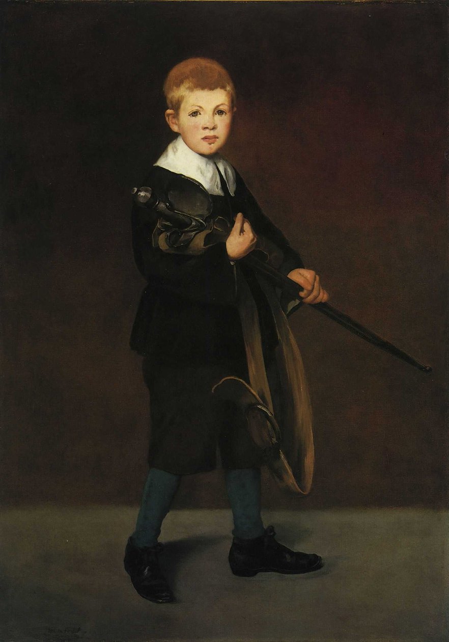 Chlapec s mečem od Édouard Manet