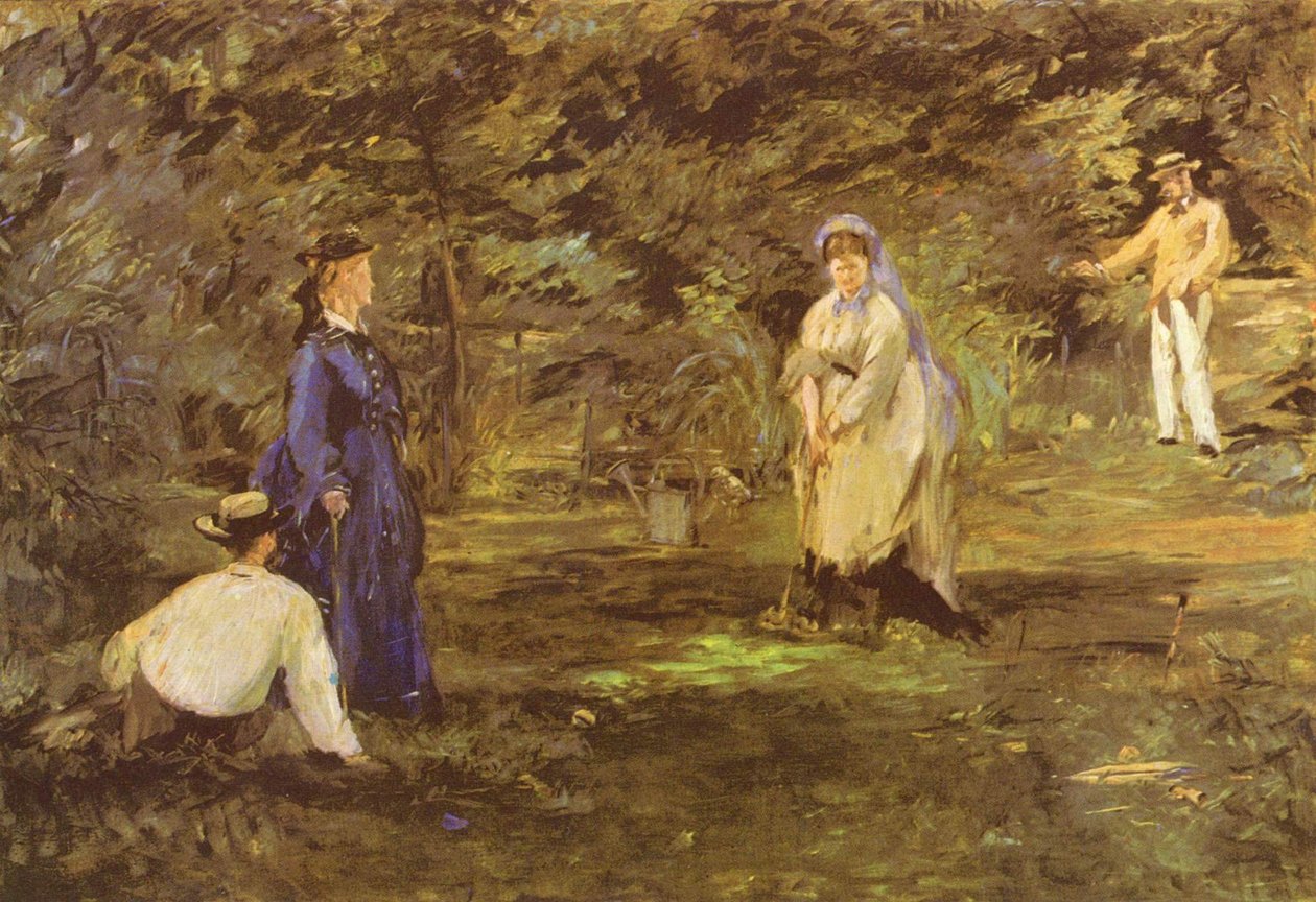 Kroketová párty od Édouard Manet