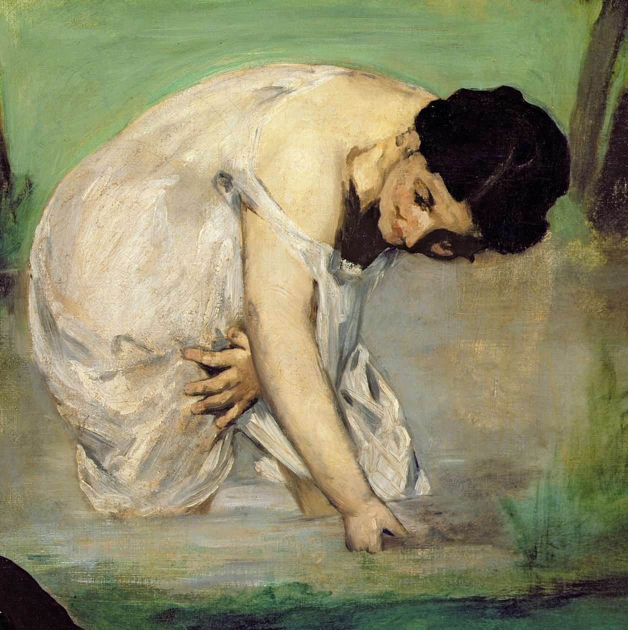 Oběd v trávě, 1863 (detail 2310) od Édouard Manet