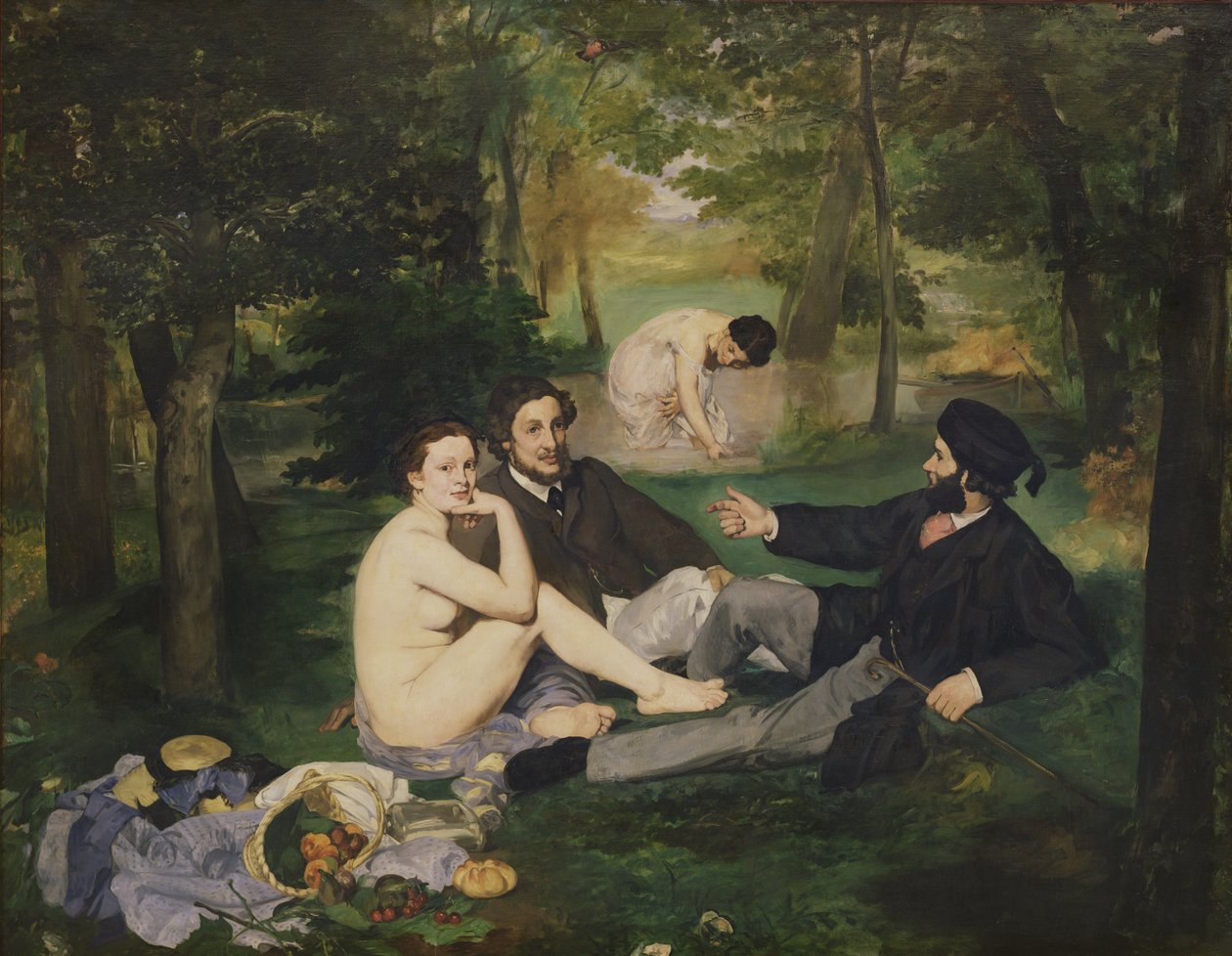 Oběd v trávě od Édouard Manet