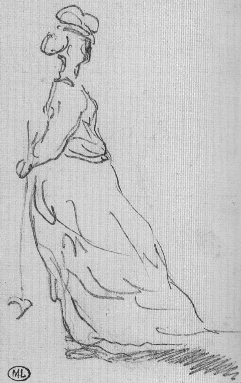 Studium pro Jeanne Gonzales od Édouard Manet