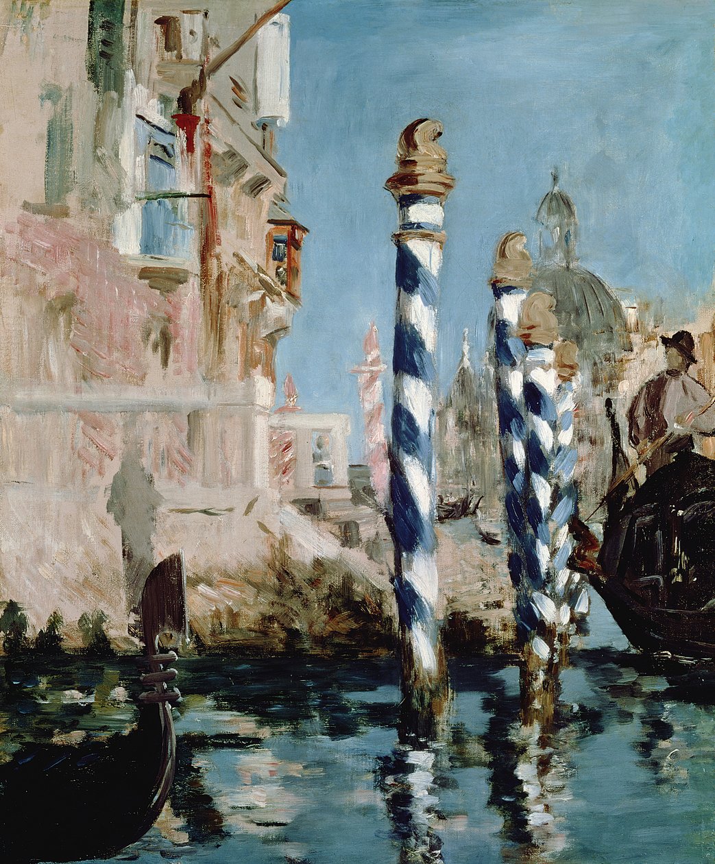 Canal Grande, Benátky, 1875 od Édouard Manet