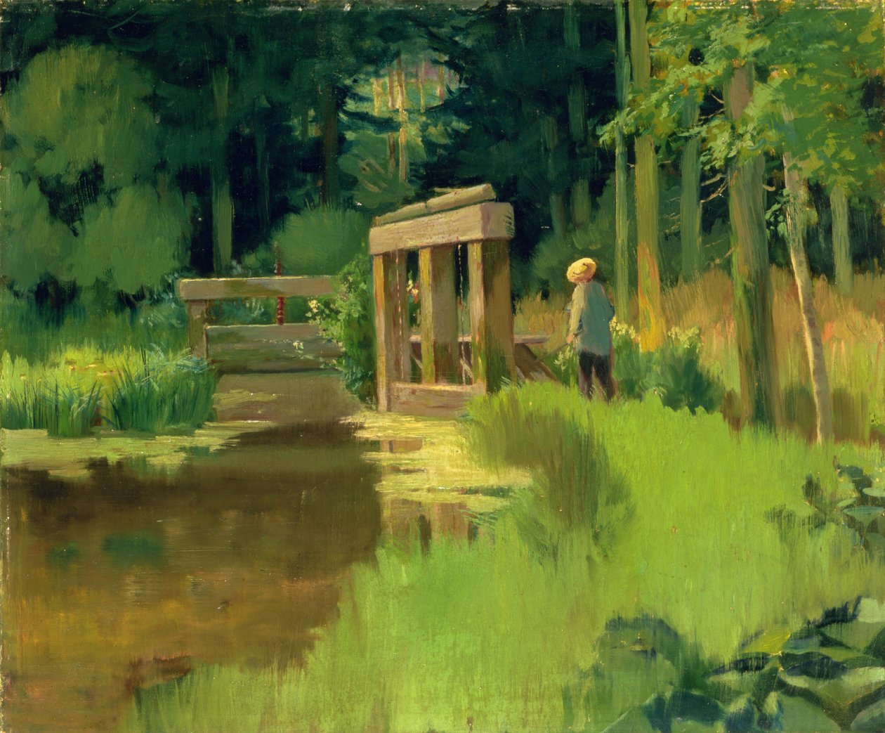 V parku od Édouard Manet