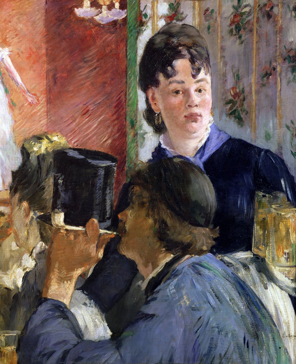 Servírka z Bocks, 1878-79 od Édouard Manet