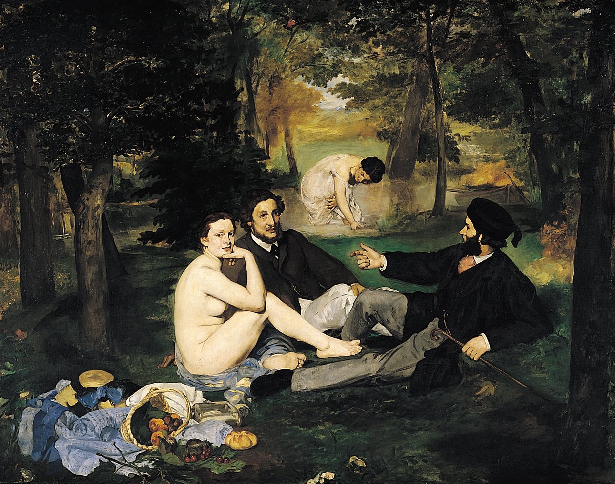 Oběd na trávě od Édouard Manet