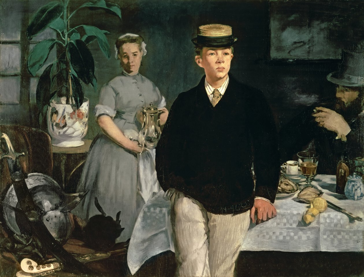 Oběd ve studiu, 1868 od Édouard Manet