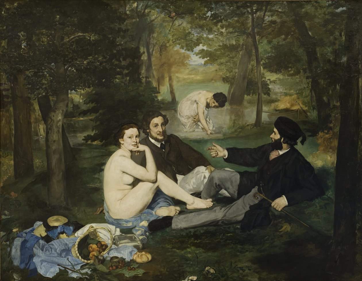 Oběd na trávě od Édouard Manet