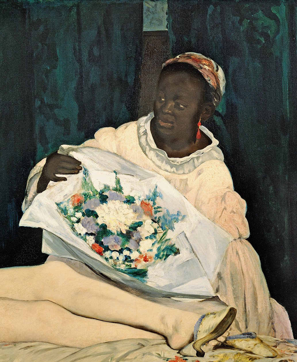 Olympia, 1863 (detail 64183) od Édouard Manet