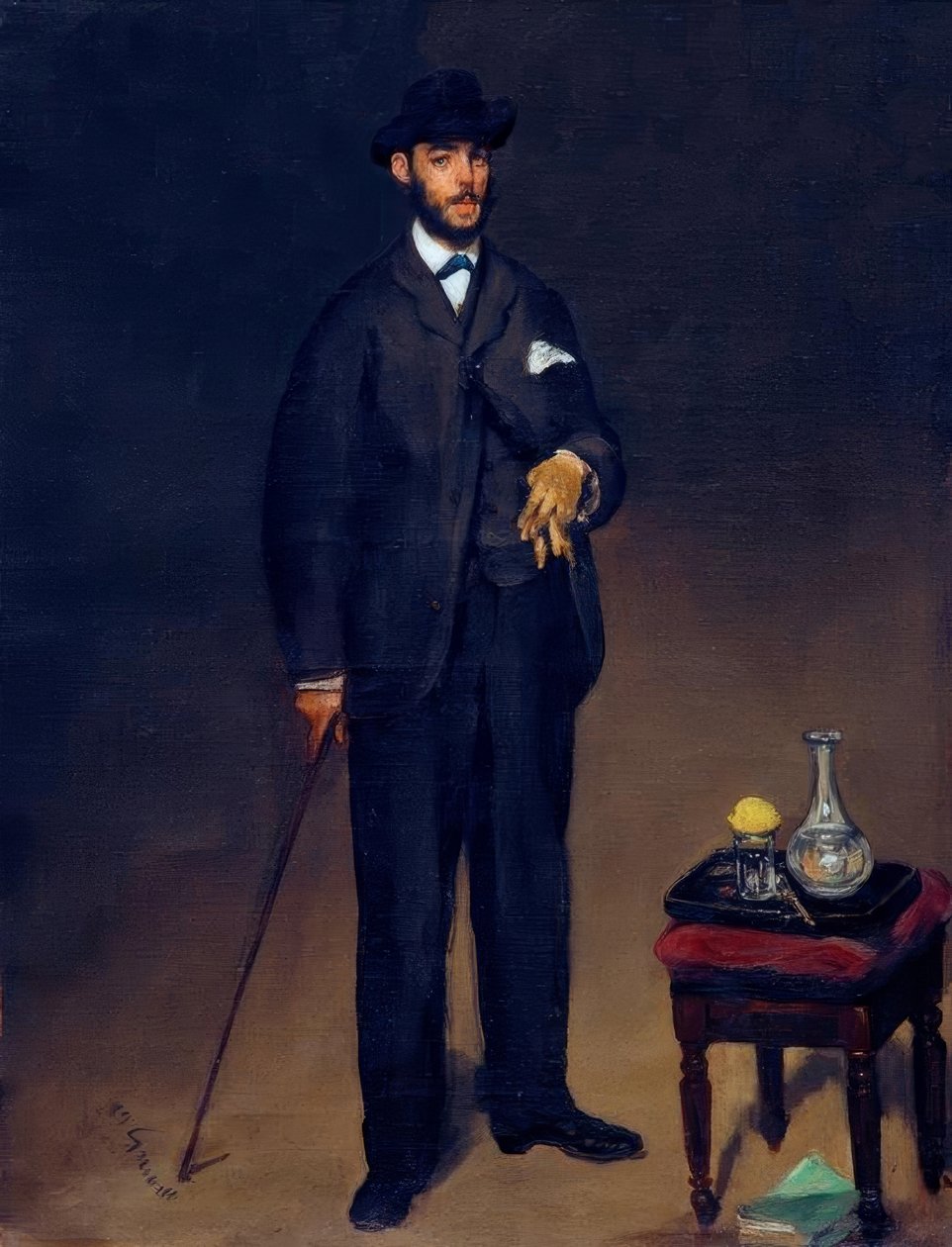 Portrét Théodora Dureta od Édouard Manet