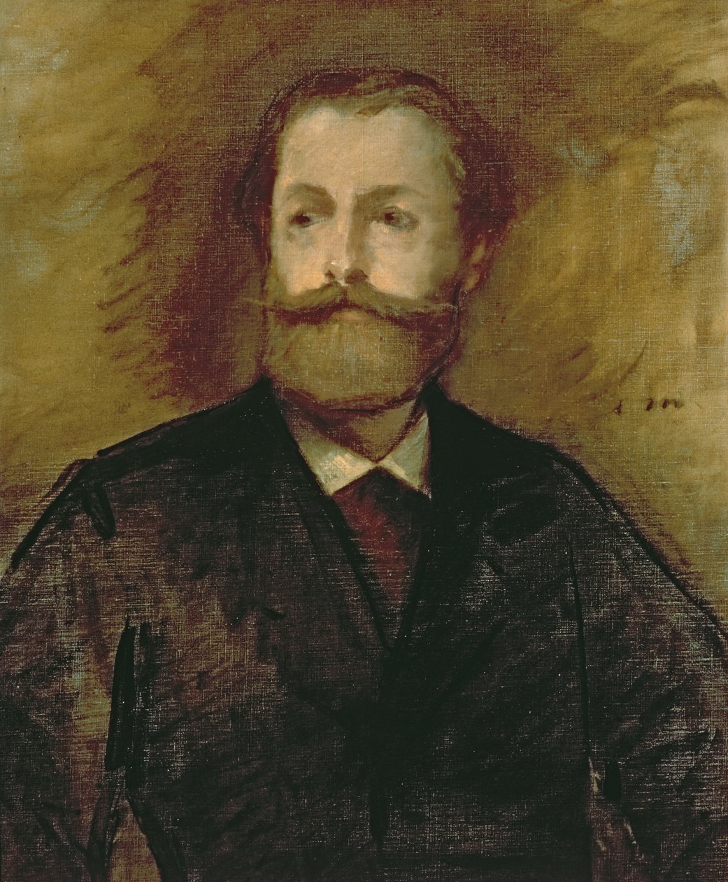 Portrét Antonína Prousta (1832-1905) kolem 1877-80 od Édouard Manet
