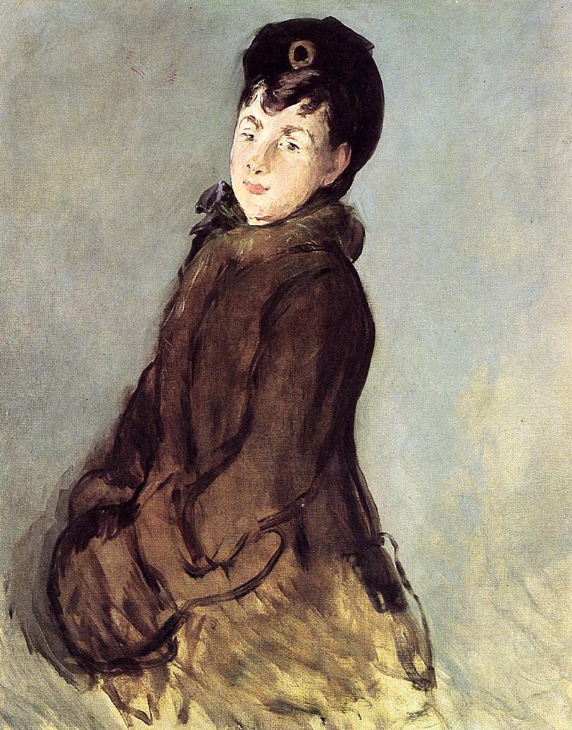 Portrét Isabelle Lemonnier od Édouard Manet