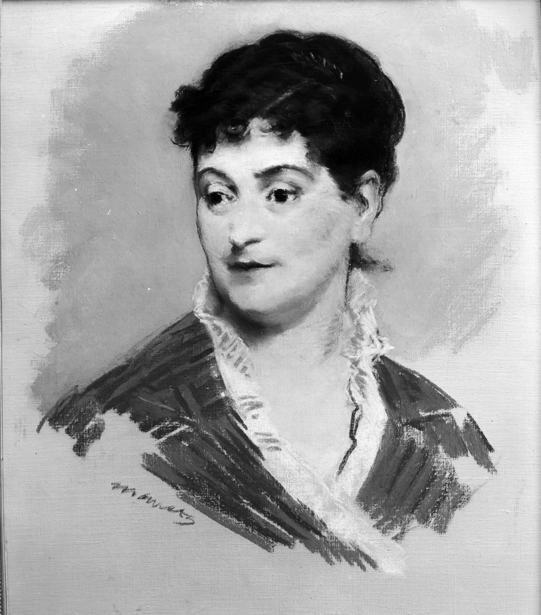 Portrét Madame Emile Zola, 1874 (pastel na plátně) od Édouard Manet