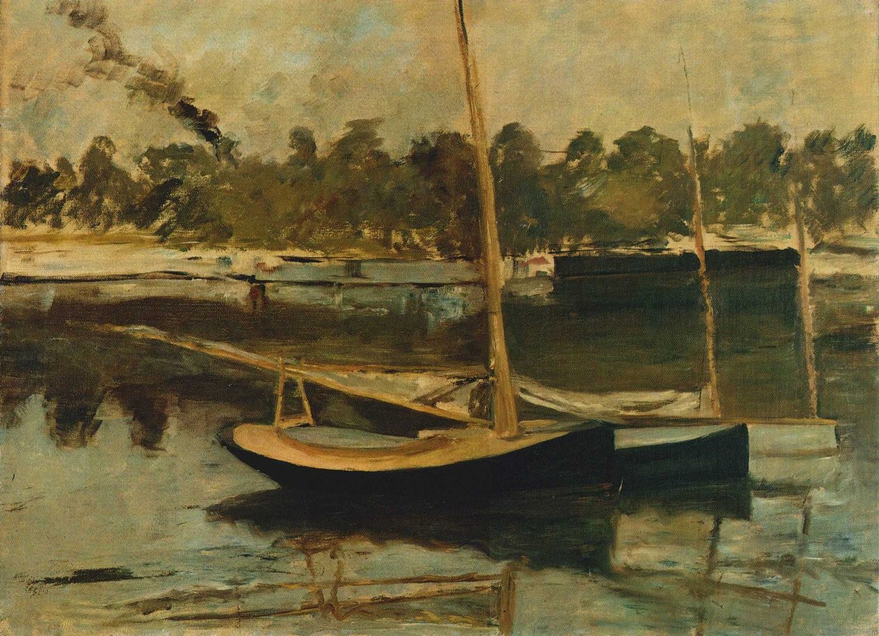 Plachetnice v Argenteuil od Édouard Manet