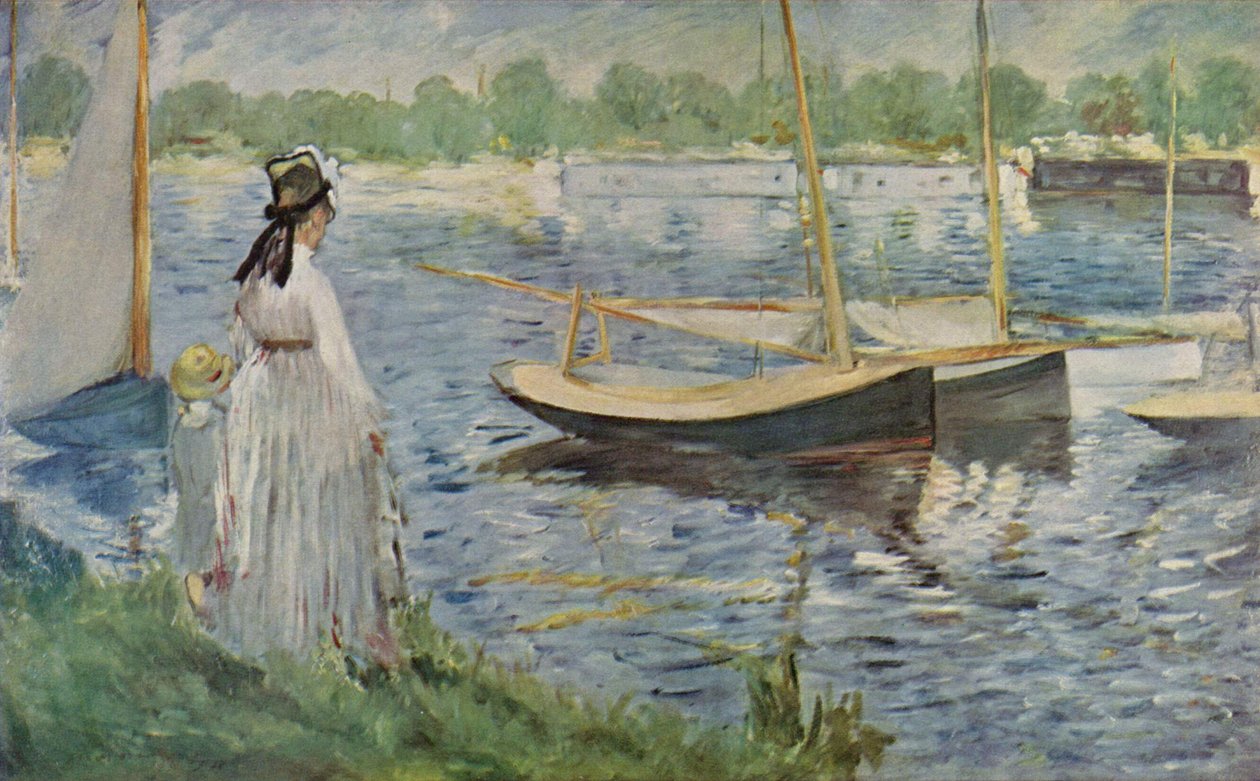 Břehy Seiny v Argenteuil od Édouard Manet
