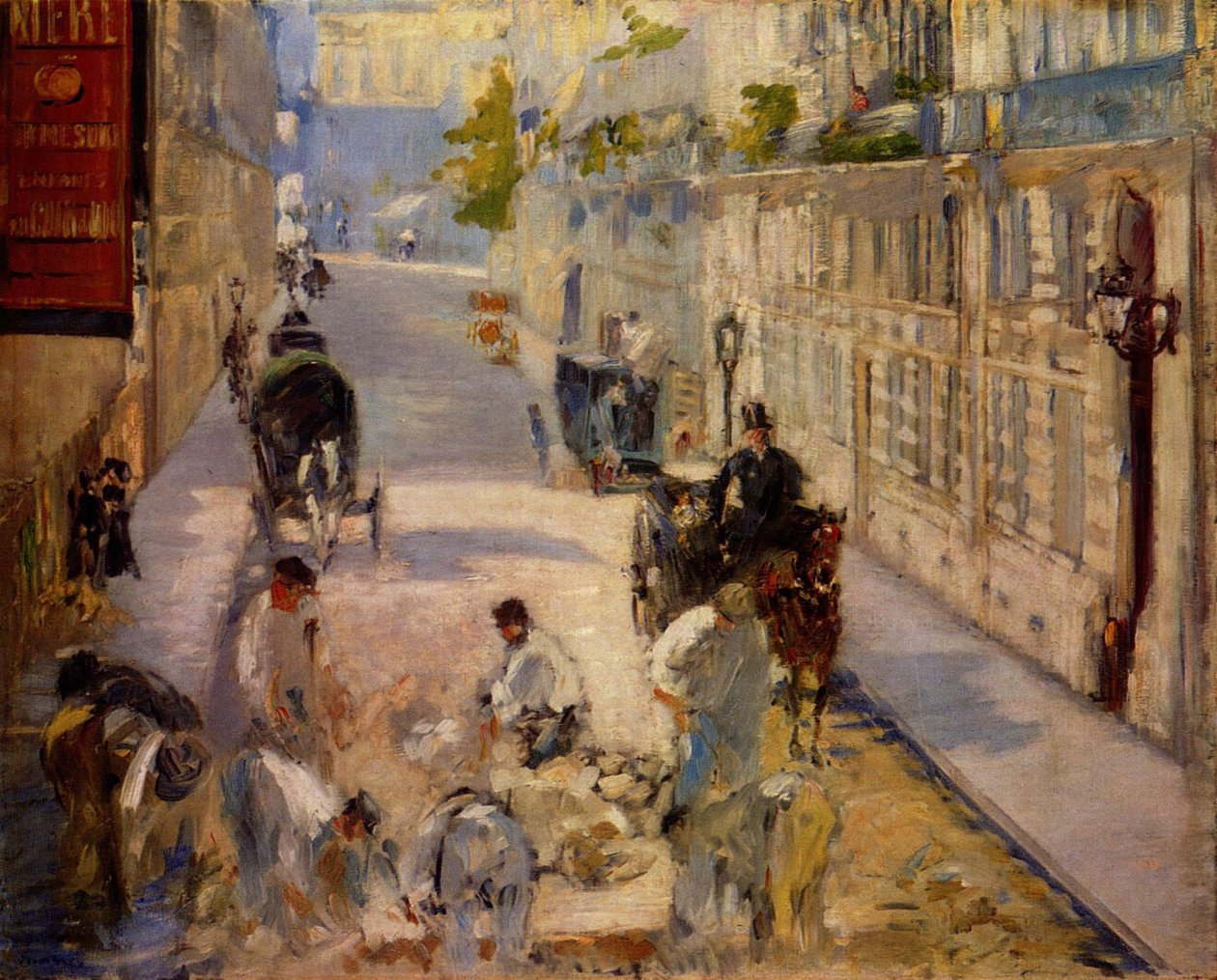 Silničáři od Édouard Manet