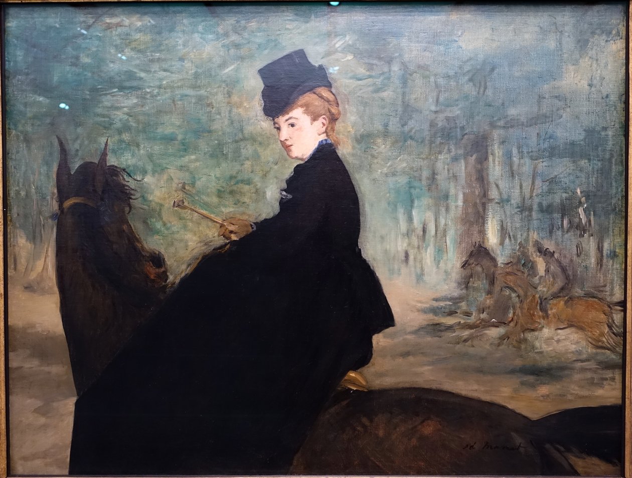 Amazonka, portrét Marie Lefebure od Édouard Manet