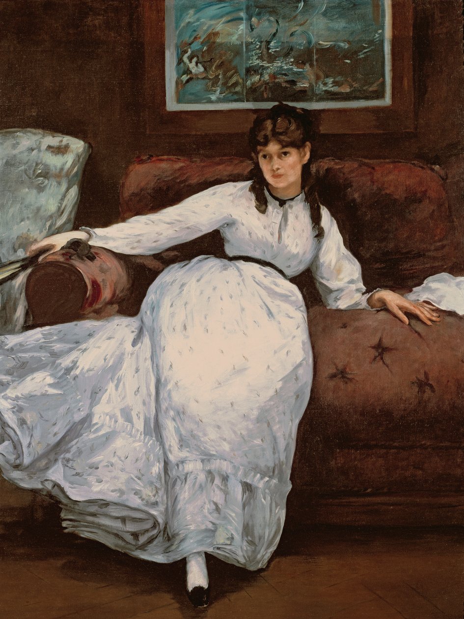 Odpočinek, portrét Berthe Morisot (1841-95), 1870 od Édouard Manet