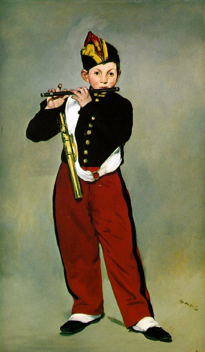 Young Flautist nebo The Fifer od Édouard Manet