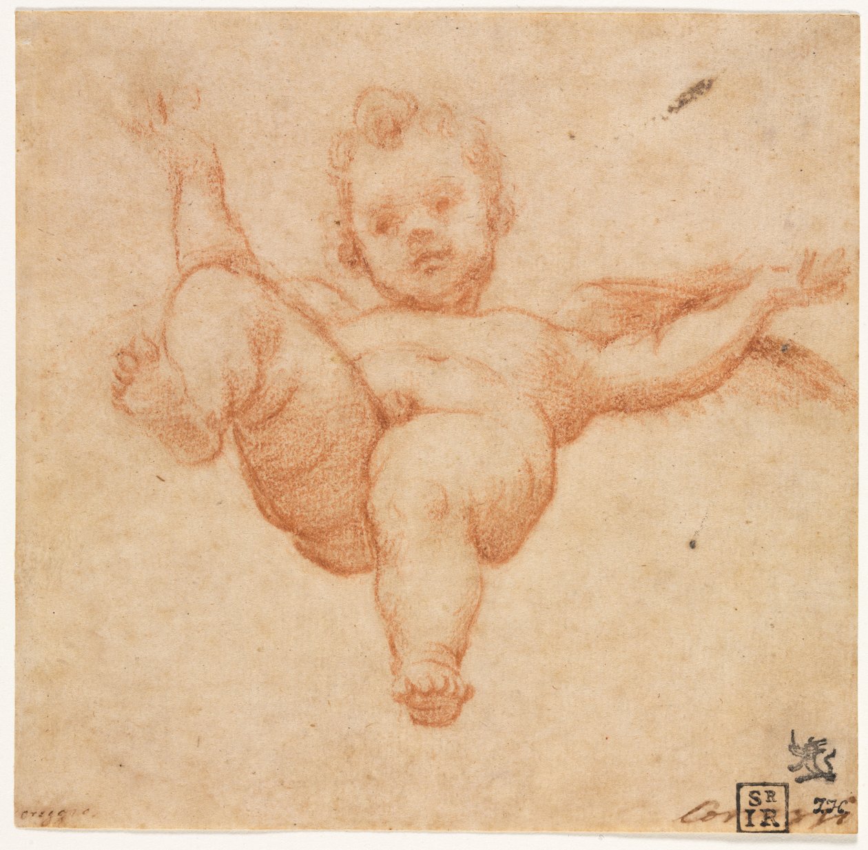 Létající Amor od follower of Annibale Carracci