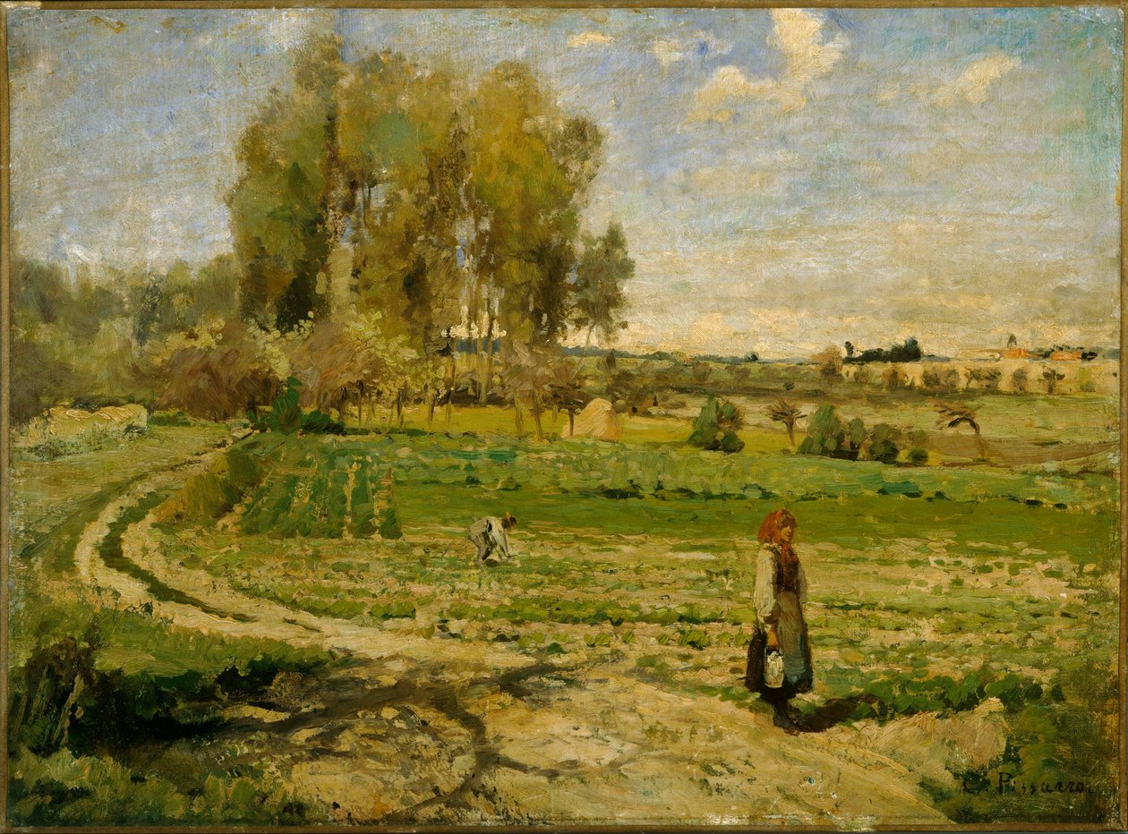 Giverny od Camille Jacob Pissarro