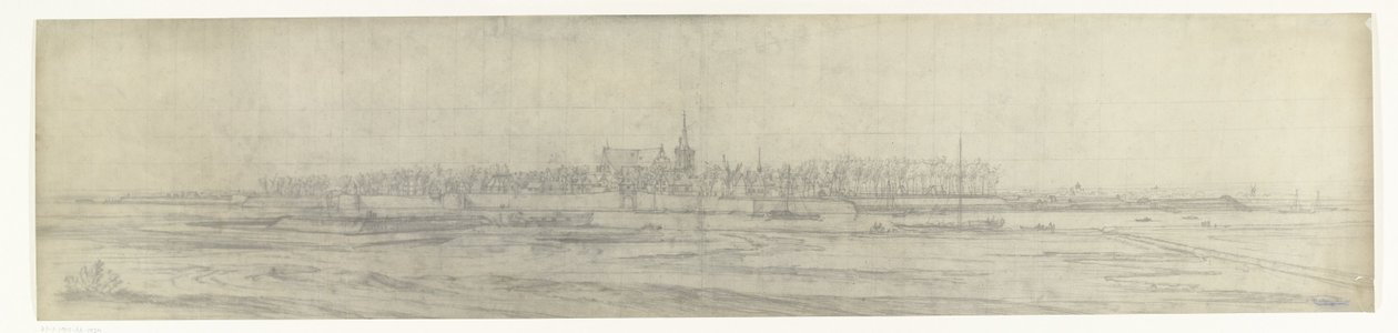 Pohled na hrob, 1672 Fotografie kreseb francouzské invaze do Nizozemska v roce 1672 od Adama Franse van der Meulena dochované v Manufacture des Gobelins (název série) od frères Moreau