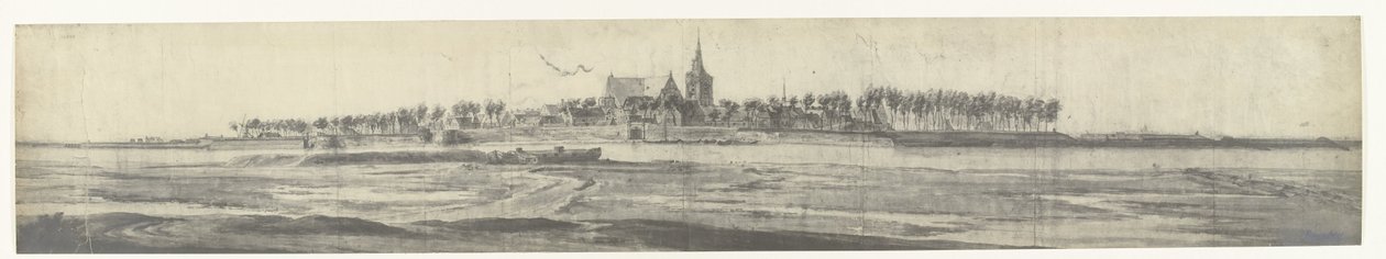Pohled na hrob, 1672 Fotografie kreseb francouzské invaze do Nizozemska v roce 1672 od Adama Franse van der Meulena dochované v Manufacture des Gobelins (název série) od frères Moreau