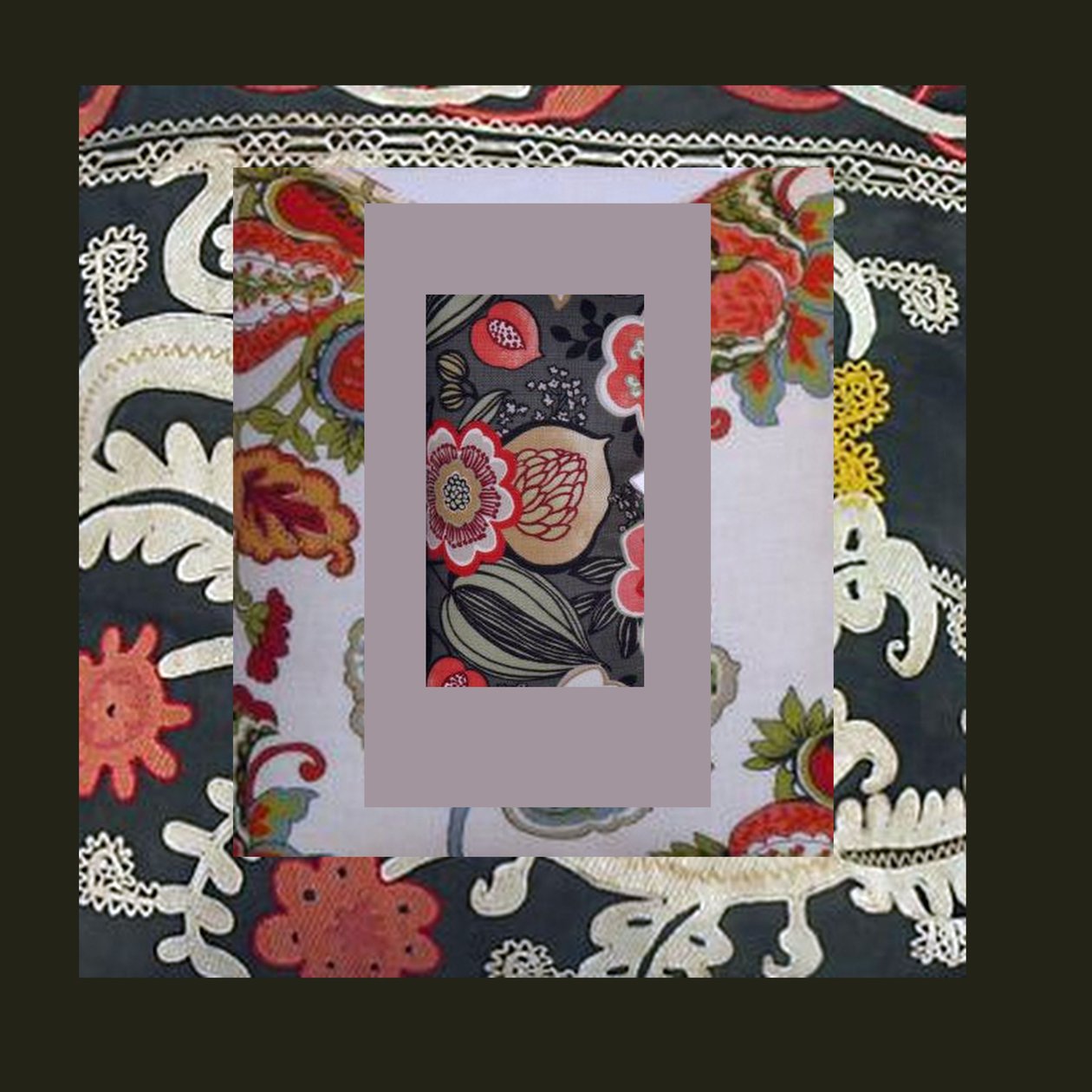 COLOR AND PATTERN COLLAGE, 2018 (kombinovaná technika) od linda arthurs