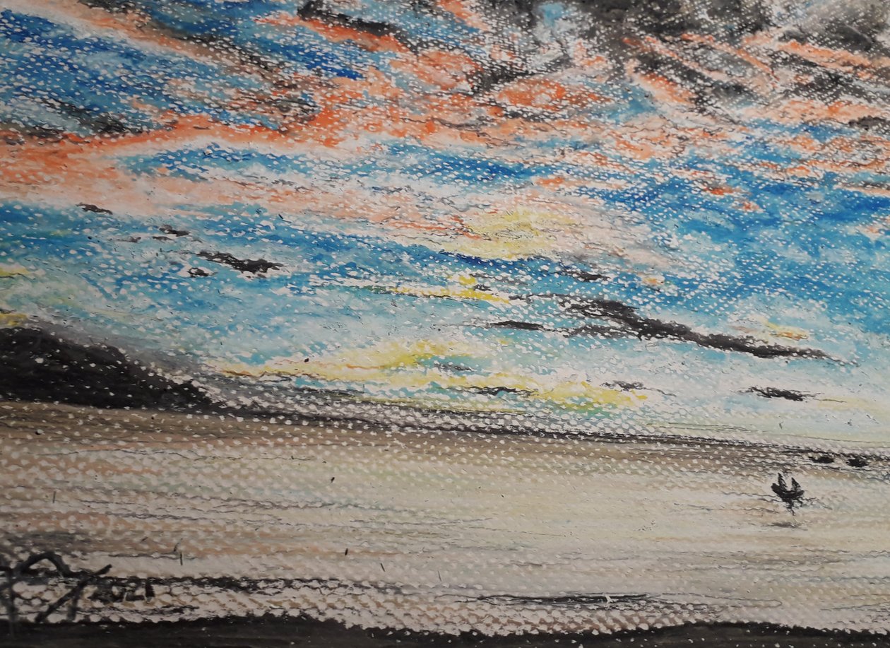 ZÁPAD SLUNCE V PLAYA MEDINA od miguelmendez_art.ve