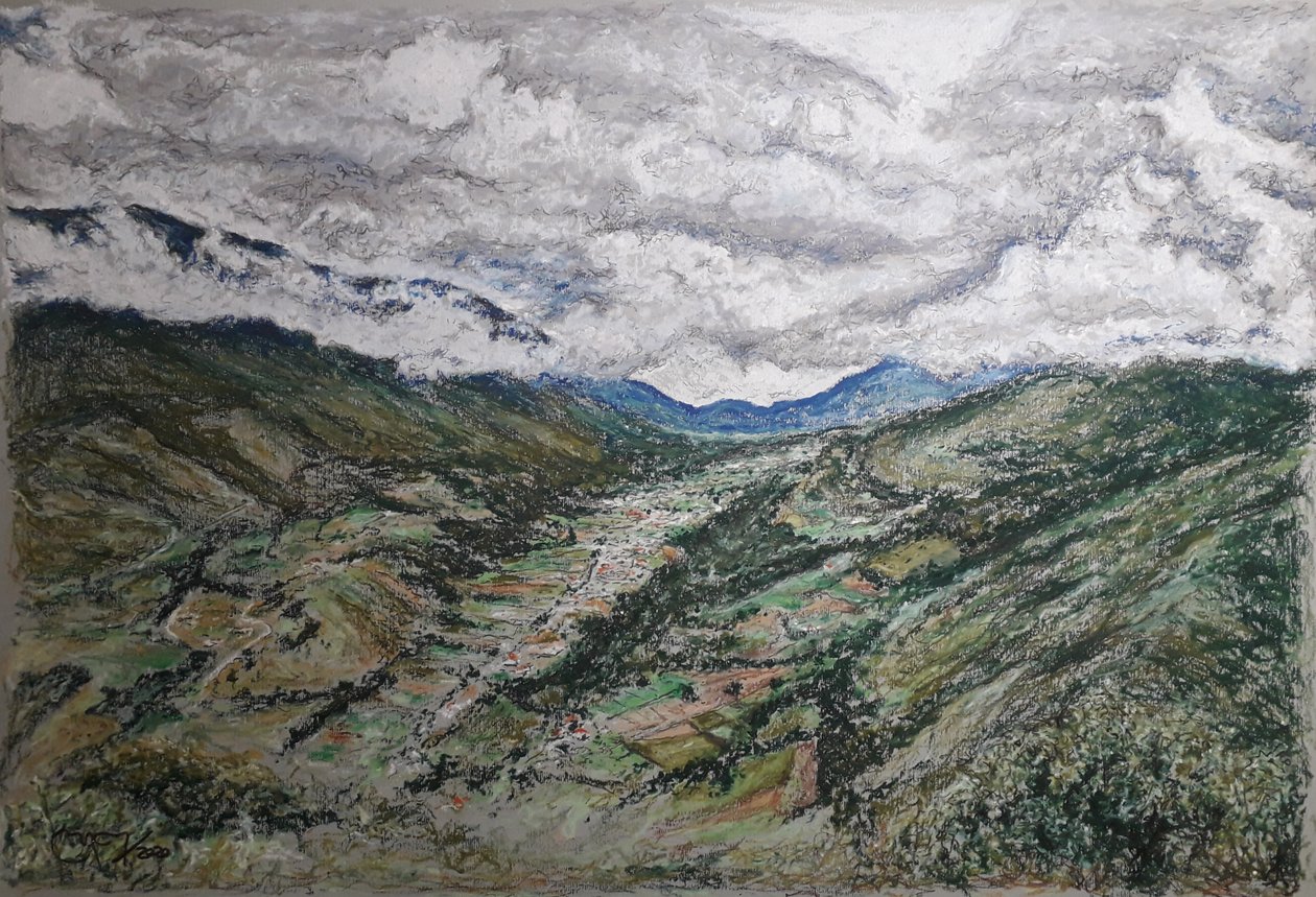VENEZUELAN ANDES - VENEGARA EDO VILLAGE. TACHIRA od miguelmendez_art.ve