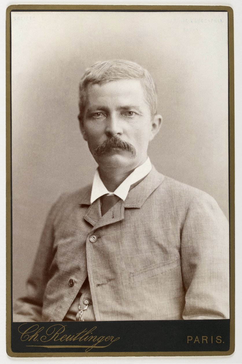 Henry Morton Stanley (1841-1904), waleský průzkumník střední Afriky od Léopold Émile Reutlinger