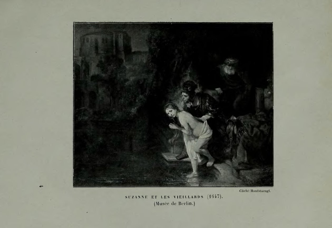 Susanna a staří muži od Émile Verhaeren Rembrandt