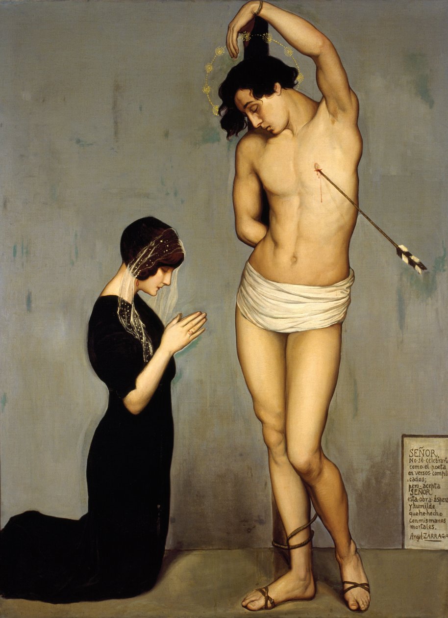 Votivní obětování (Saint Sebastian) od Ángel Zárraga
