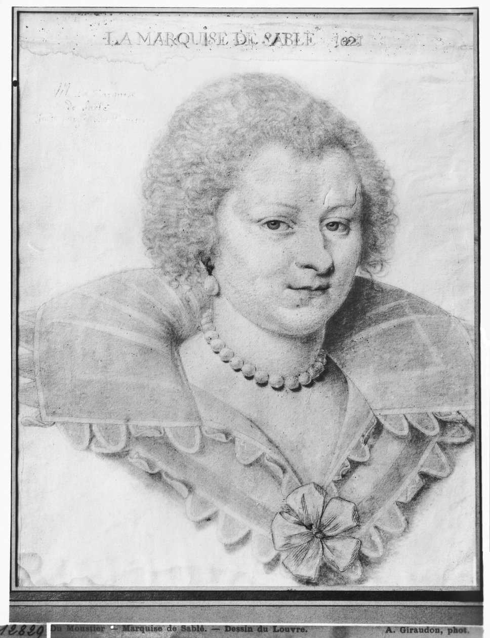 Portrét Magdeleine de Souvre (1599-1678) Marquise de Sable, 1621 od Daniel Dumonstier or Dumoustier