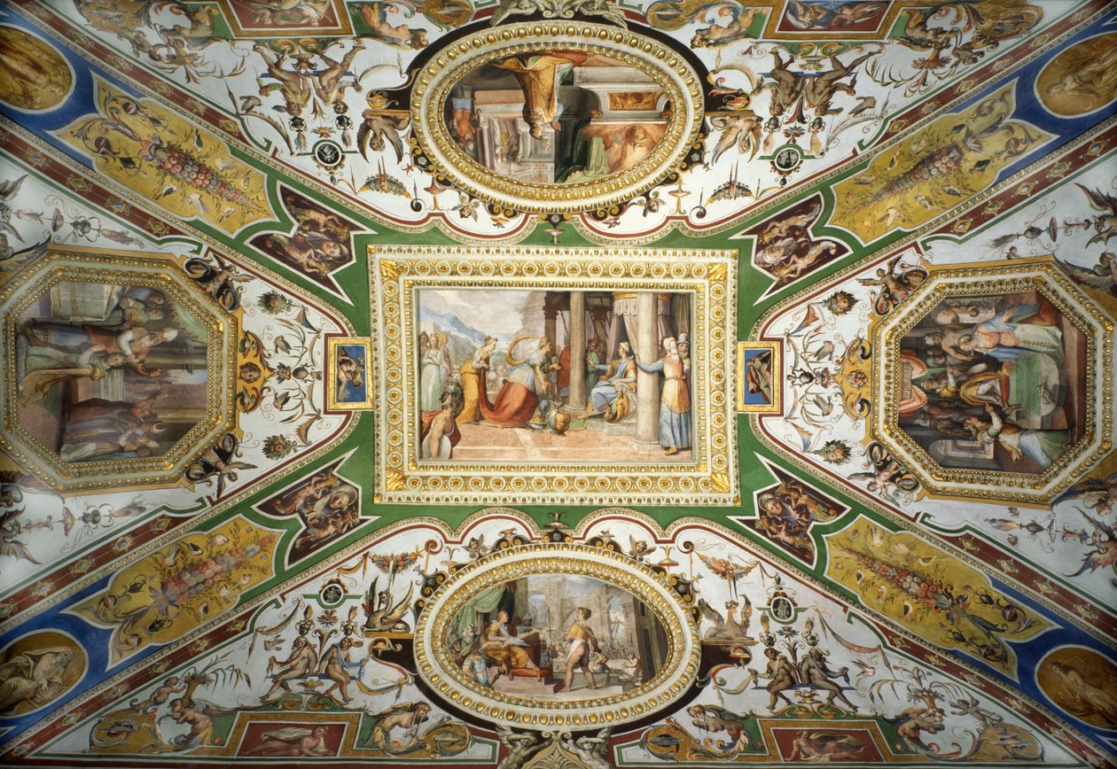 Strop Galleria Corsini, Řím od Federico Zuccari or Zuccaro