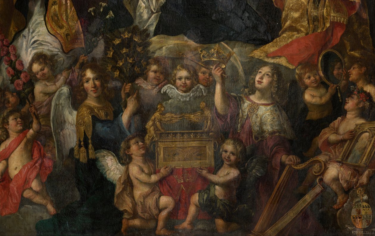 Farní kostel (Sint-Walburgakerk). Malování. Nicolas De Liemaeckere. od or Liemaecker Nicolaas de Liemakere