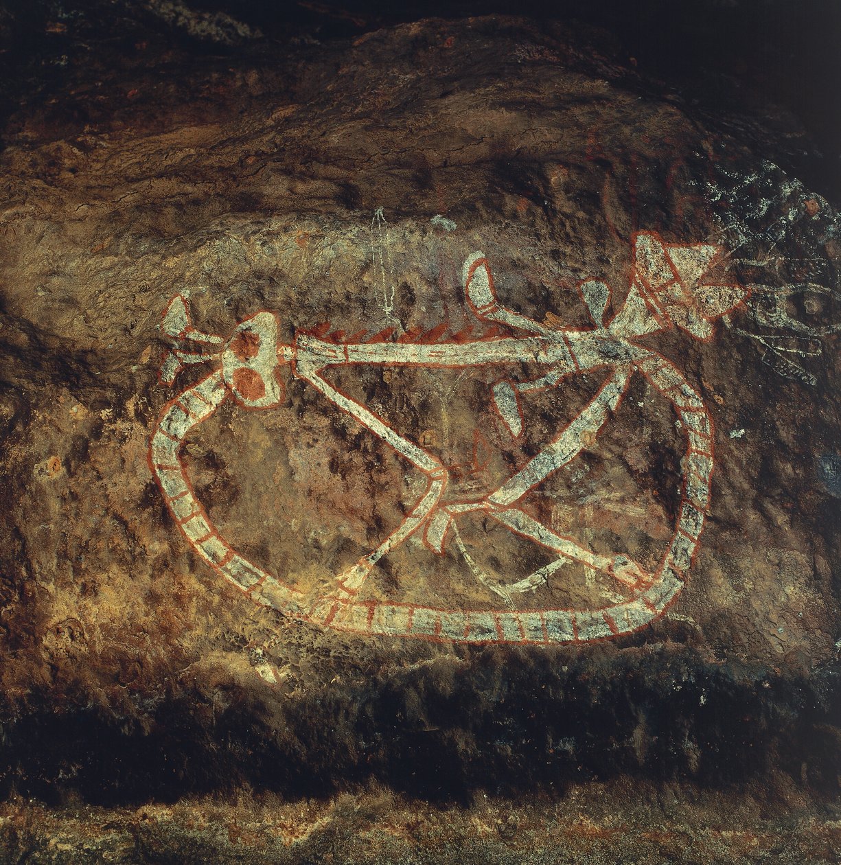 Domorodá mytologie (skalní malba) od Theodore Charles Ange Coquelin