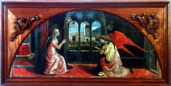 Oznámení (tempera na panelu) od or di Giovanni Monte del Fora