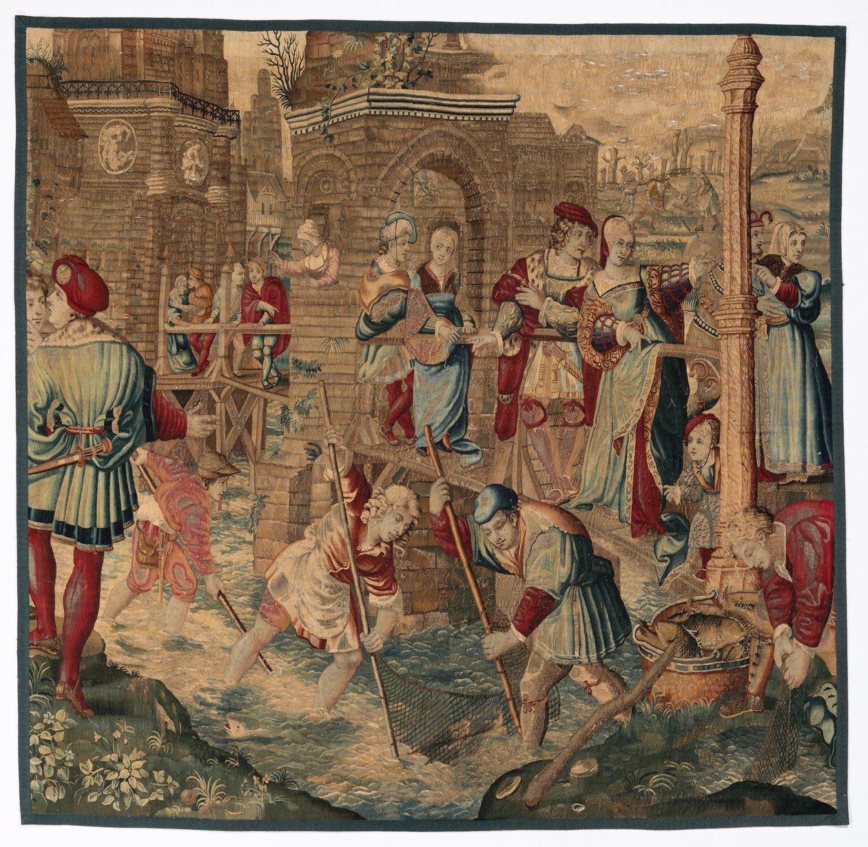 Jaro: Rybářská scéna od possibly by Gobelins Manufactory
