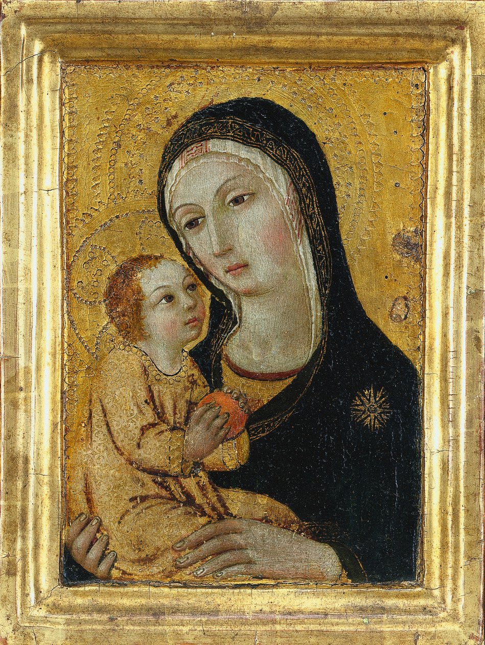 Panna a dítě od possibly by Icilio Federico Joni