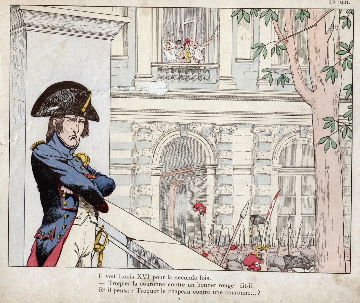 Podruhé viděl Ludvíka XVI. (Invaze do Tuileries, 20 od pseudonym for Onfray de Breville Jacques Job