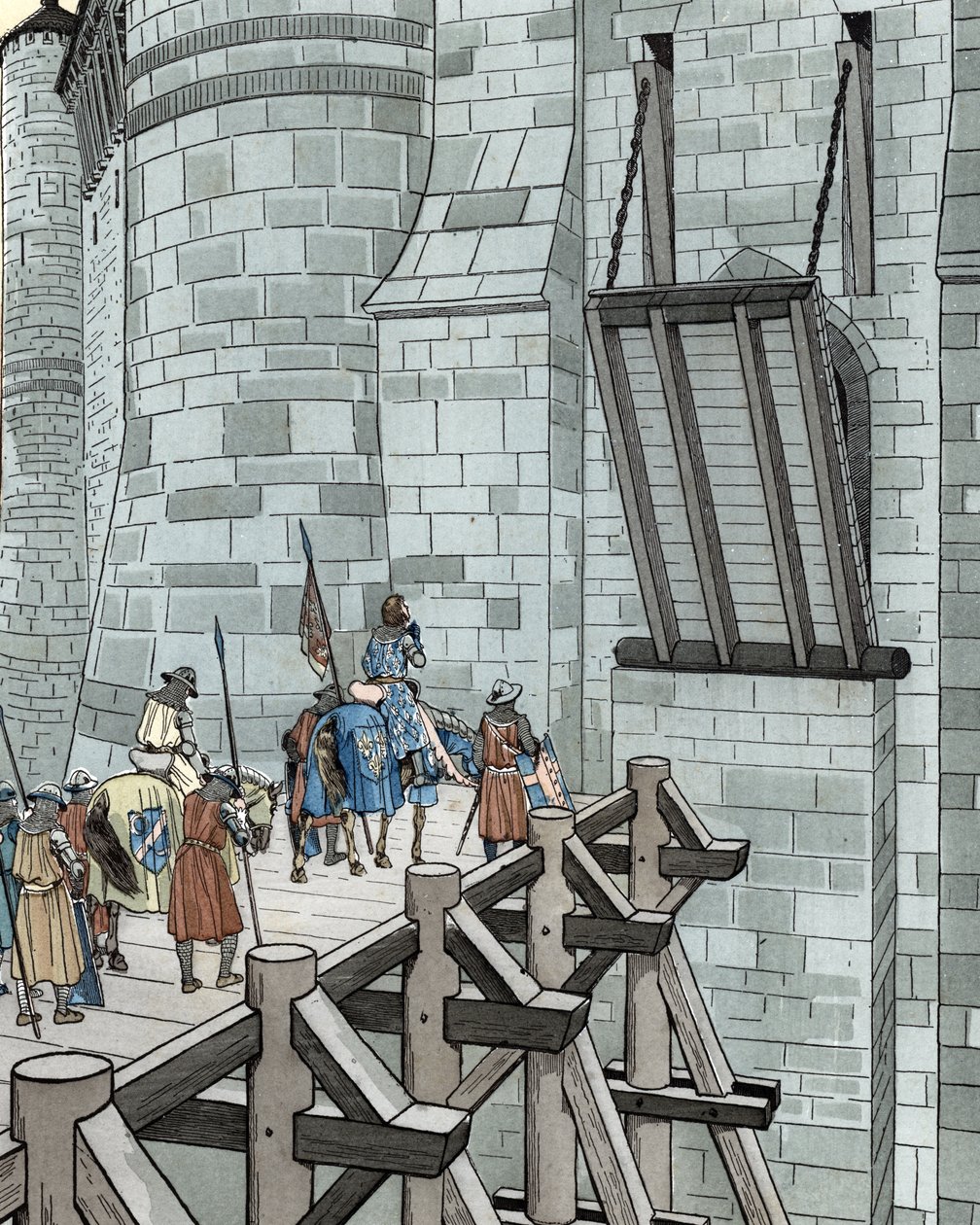 Stoletá válka: Filip VI. z Valois žádá o azyl v Château de Broye (1346) od pseudonym for Onfray de Breville Jacques Job