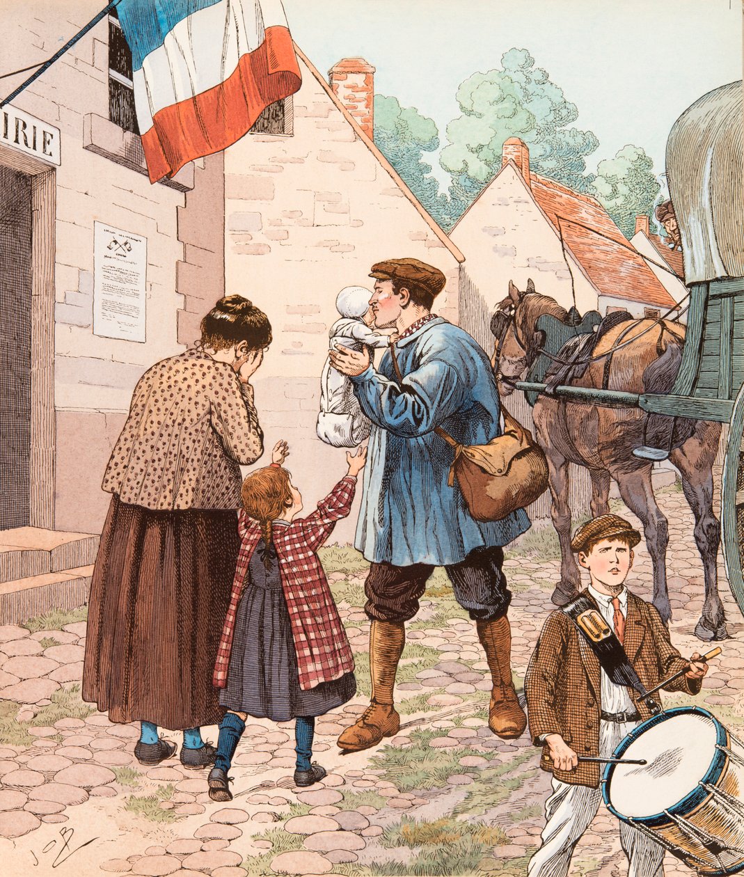 Jacques Marie Gaston Onfroy de Breville s názvem JOB (1858-1931) – 2. srpna od pseudonym for Onfray de Breville Jacques Job