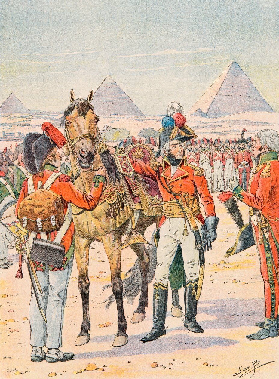 Jacques Marie Gaston Onfroy de Breville dit JOB (1858-1931) - Francouzské jednotky držené po celou dobu: 9. poloviční bitevní brigáda v Egyptě, soukromá sbírka od pseudonym for Onfray de Breville Jacques Job