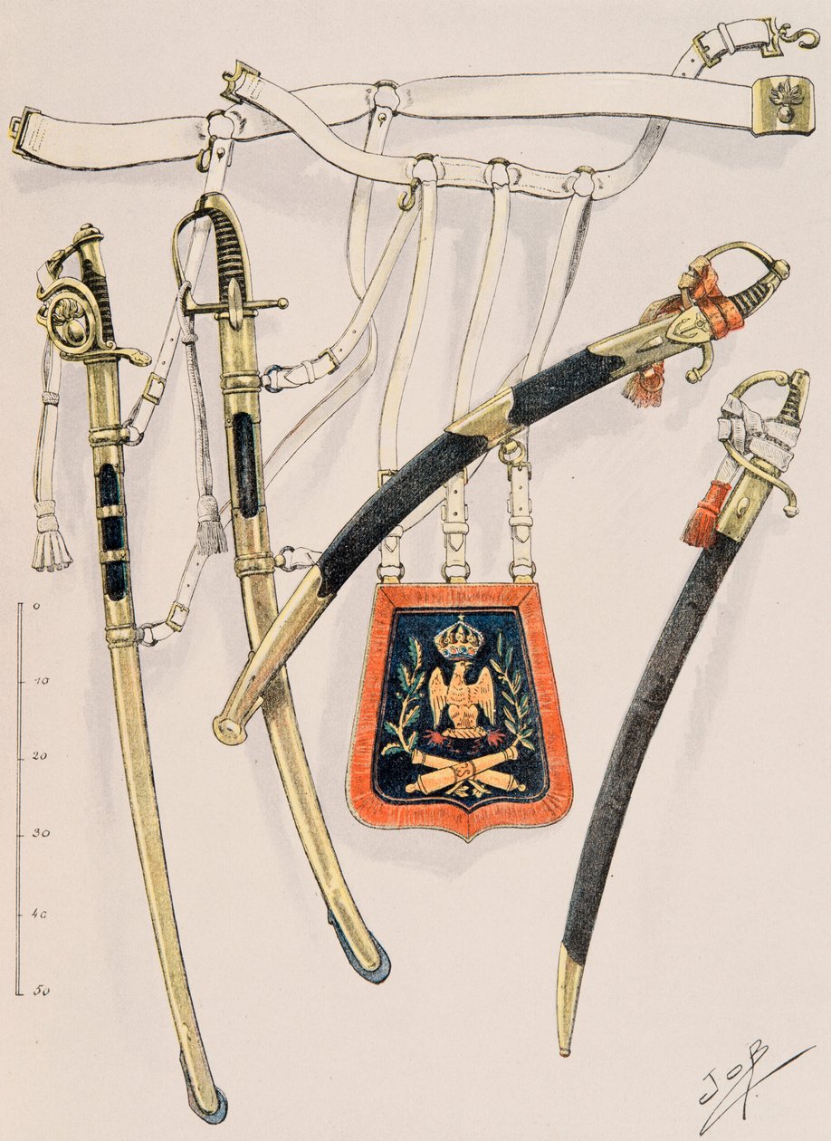 Jacques Marie Gaston Onfroy de Breville dit JOB (1858-1931) - Výstroj francouzských jednotek všech dob: Imperial Guard Second Empire, Private Collection od pseudonym for Onfray de Breville Jacques Job