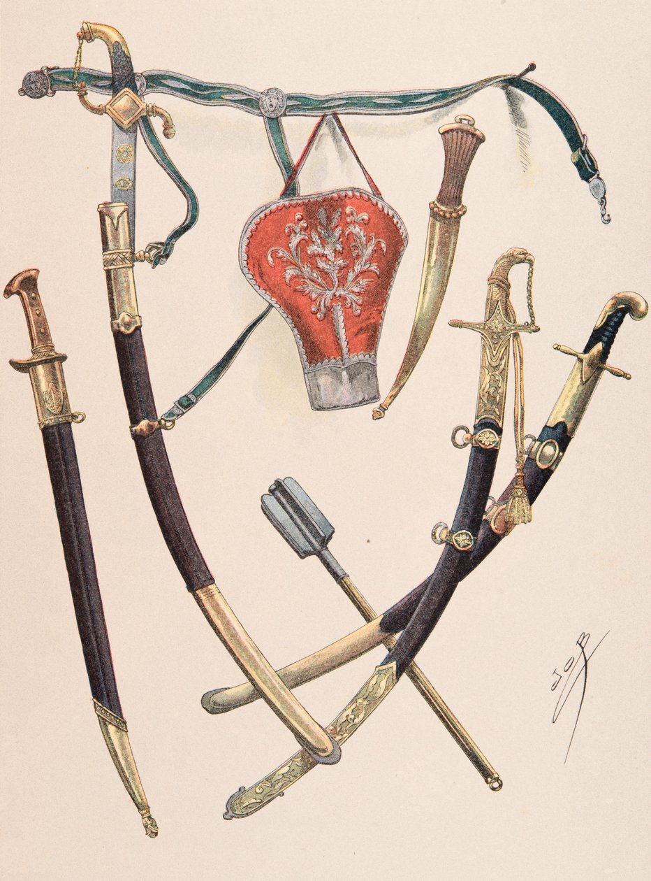 Jacques Marie Gaston Onfroy de Breville dit JOB (1858-1931) - Oblečení francouzských jednotek za všech okolností: Arms a l