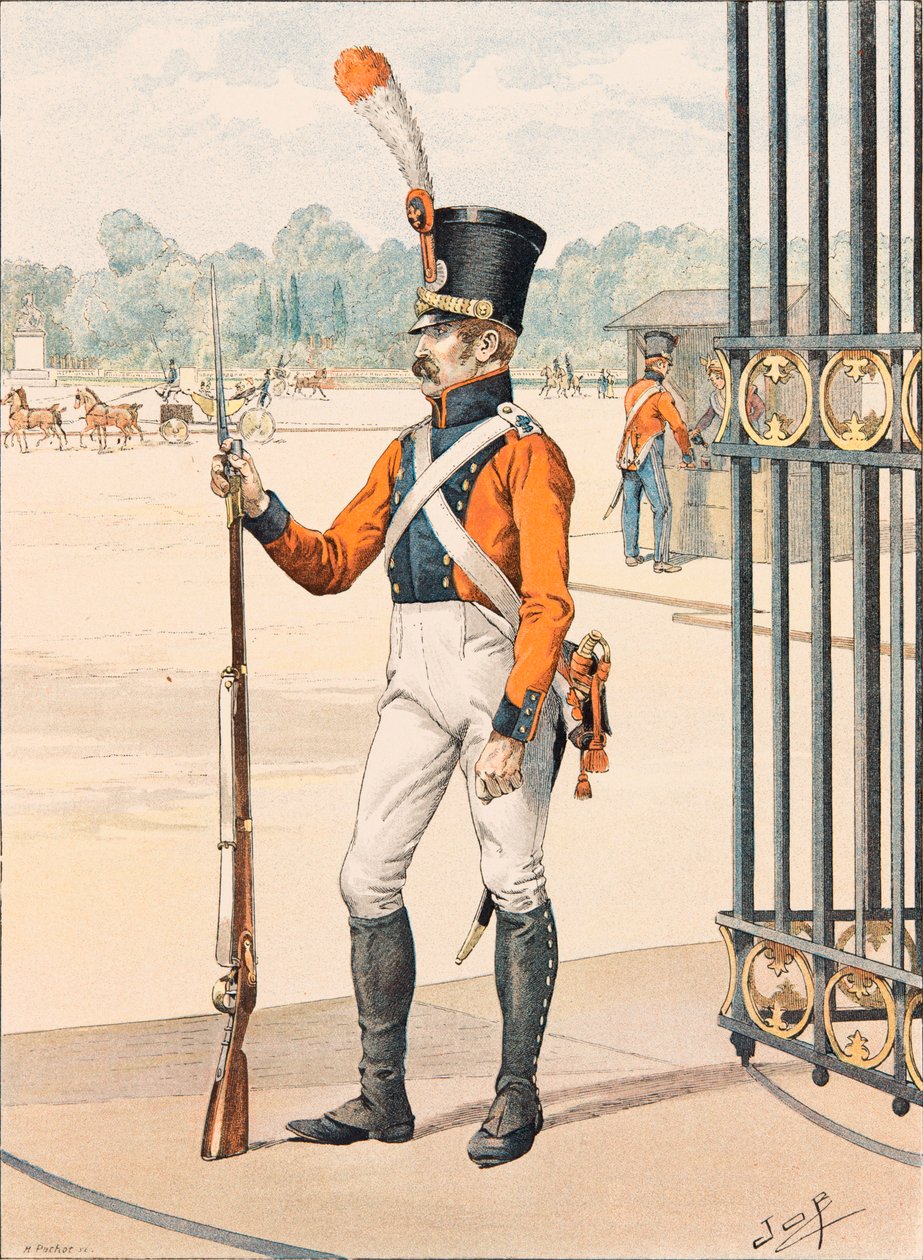 Jacques Marie Gaston Onfroy de Breville dit JOB (1858-1931) - Výstroj francouzských vojáků všech dob: Grenadier de France, soukromá sbírka od pseudonym for Onfray de Breville Jacques Job