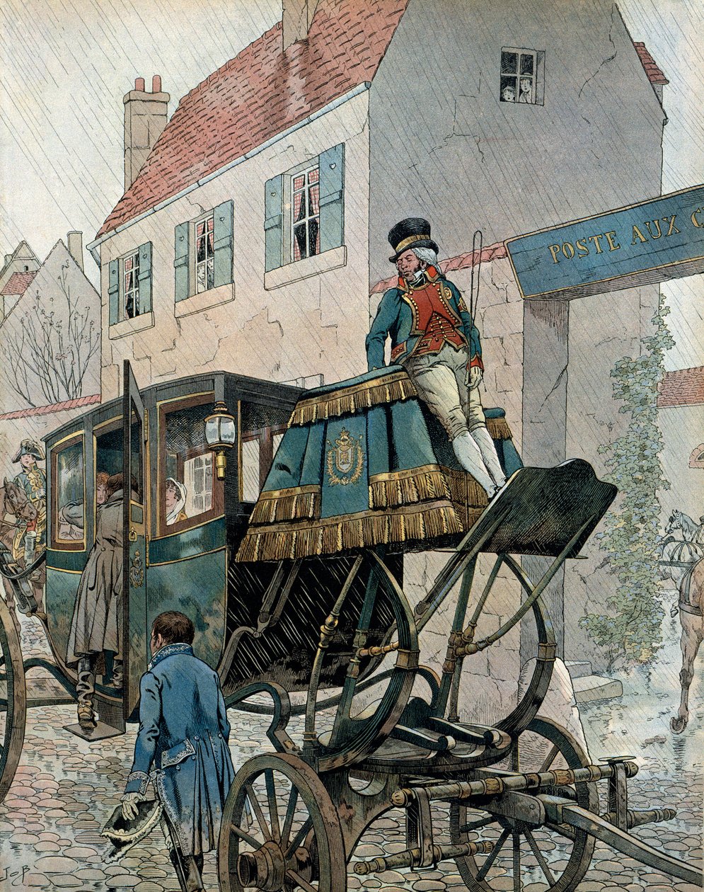 Setkání Napoleona I. Bonaparta od pseudonym for Onfray de Breville Job