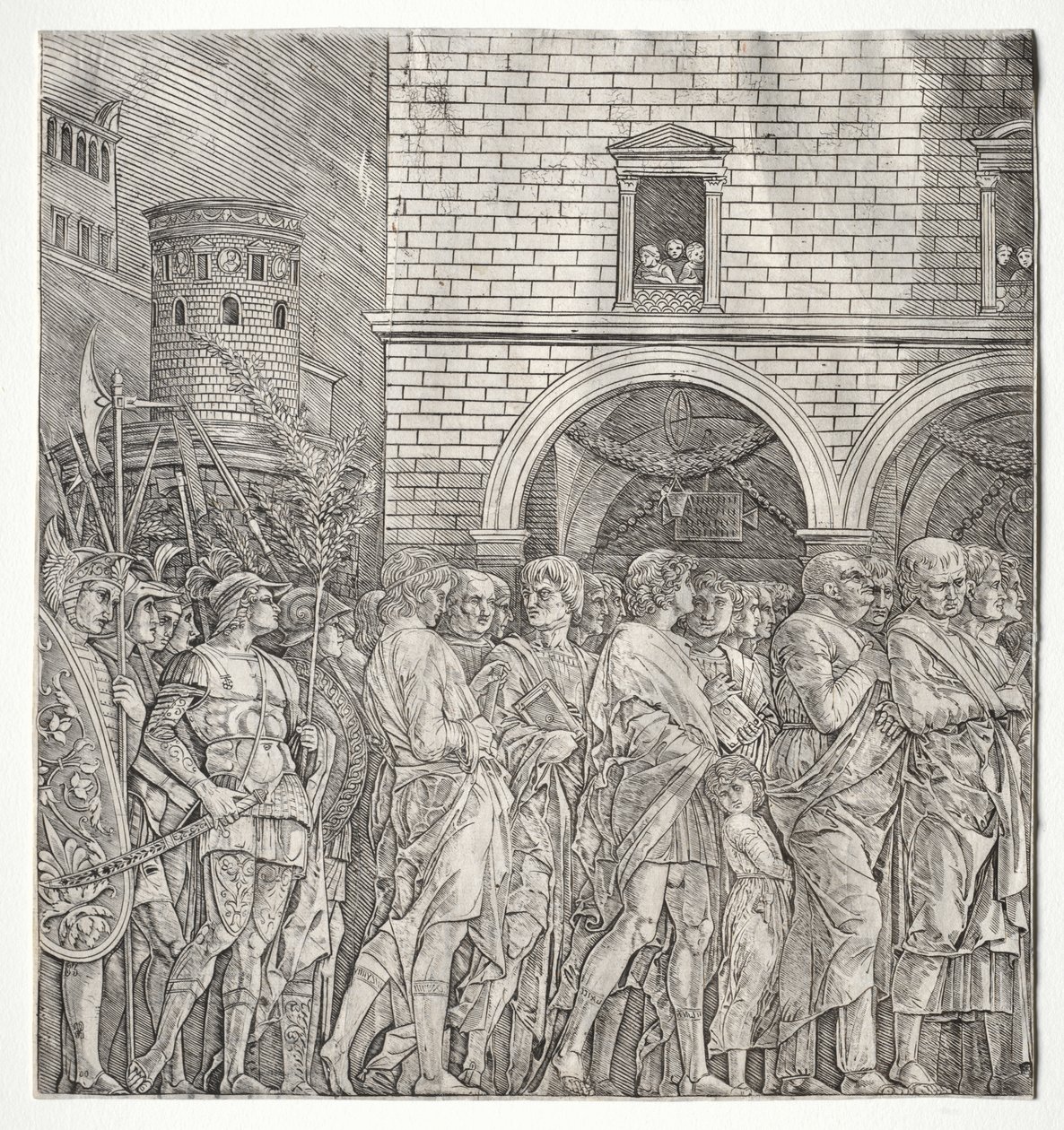 The Triumphs of Caesar: The Senators od school of Andrea Mantegna